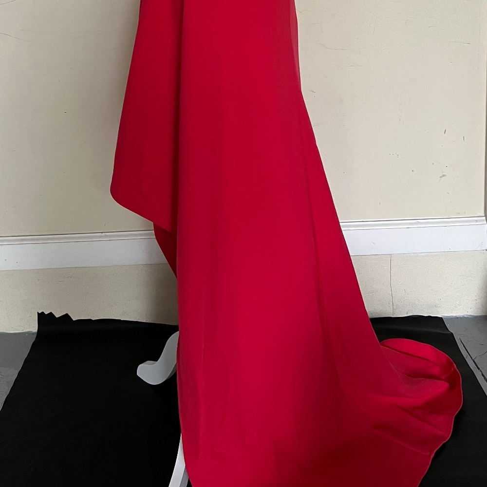 BCBG HI Low dress (color: Hibiscus)